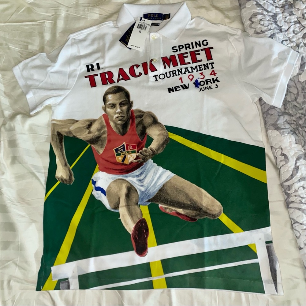 :::NWT:::Mens Ralph Lauren Chariots of Fire Polo custom medium slim fit